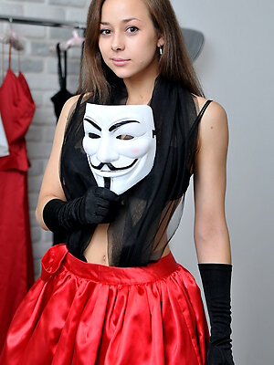 She starts out in a hot dress that she loves to show her body in, but she is too naughty to keep it on.
